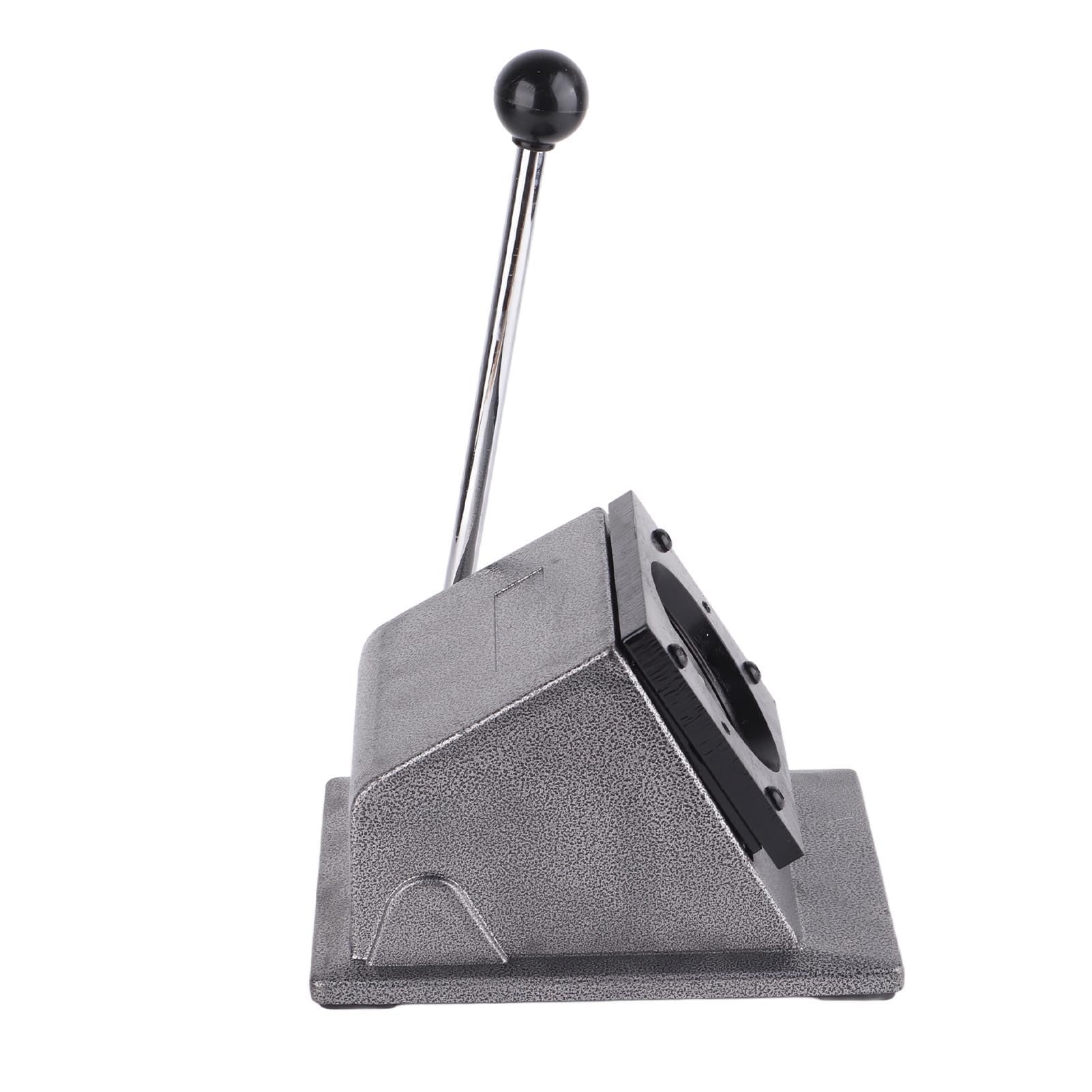 GOWENIC Taglierina per Badge a Braccio Lungo 58 Mm |Punzone in Acciaio Inossidabile da 2,3 Pollici per Carte di Carta in PVC in Pelle (Umiltà)