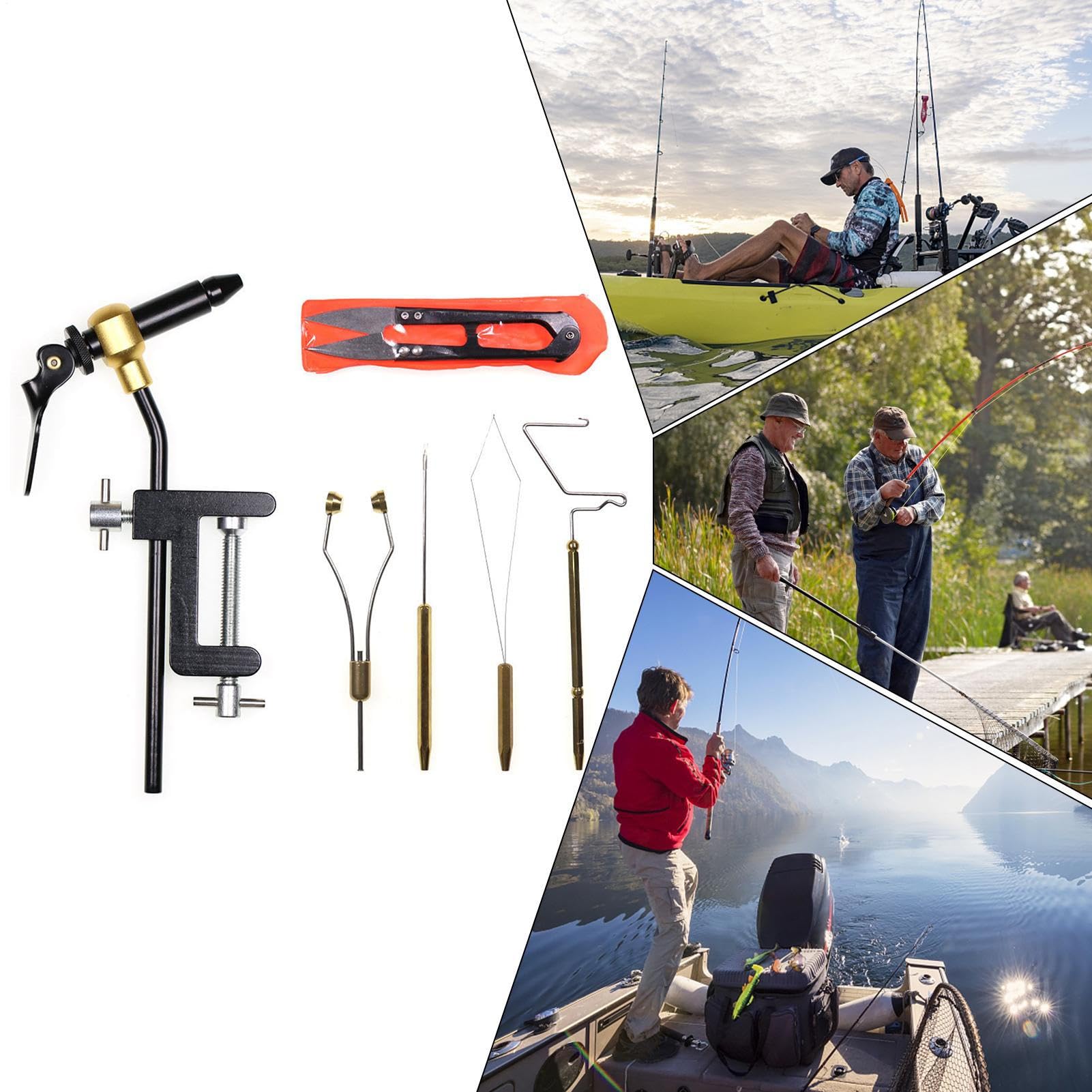 Lure Making Tools Kit d'outils de pêche – Appareil de Fixation des Mouches