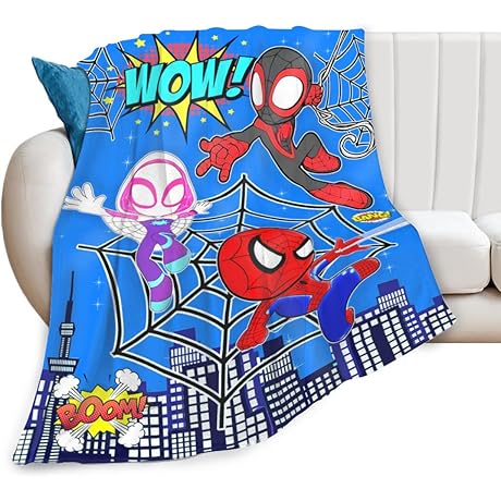 Marvel's Spidey and His Amazing Friends Cozy Flannel Blanket
