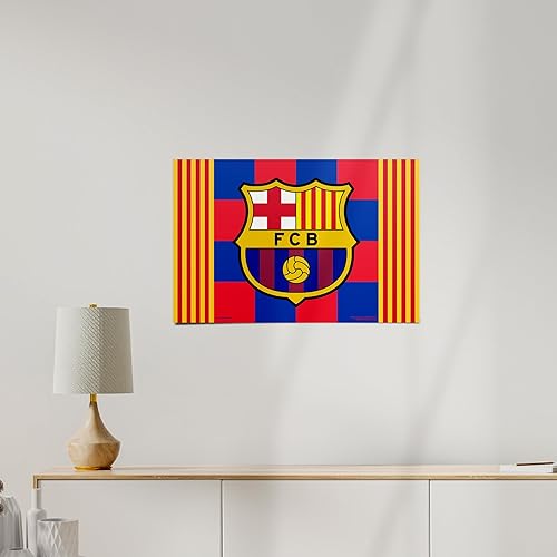 Miniatura 4 de Desert Cactus FC Barcelona - Póster de fútbol de fútbol de 24 x 36 pulgadas, decoración oficial para fanáticos (24 x 36, estilo A)