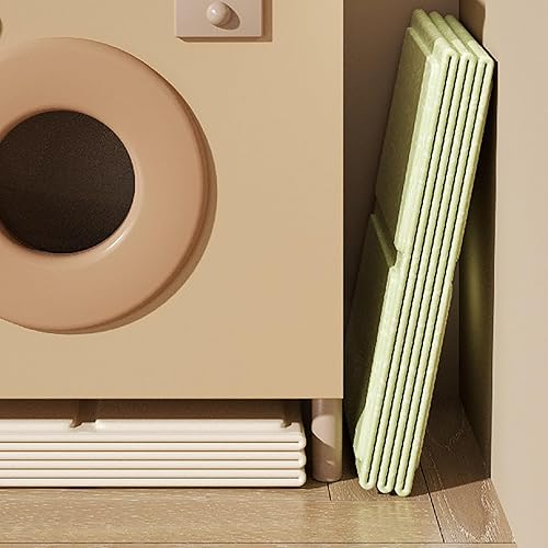 Miniatura 8 de Bañera plegable para bebés y niños pequeños con base antideslizante, fácil almacenamiento, perfecta para espacios pequeños, color blanco (verde)