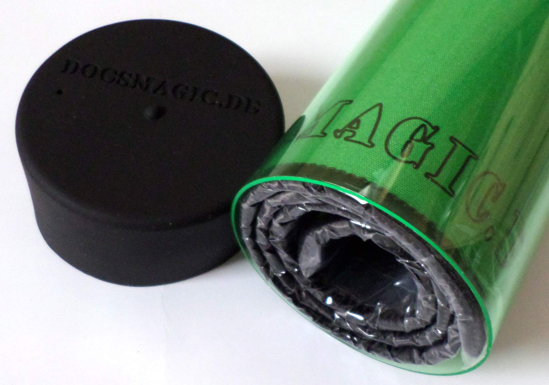 docsmagic.de 5 x Premium Playmat + Tube Big Transparent - Black Blue Green Red White Mix - 60 x 34 cm - Spielmatte + Transportrolle