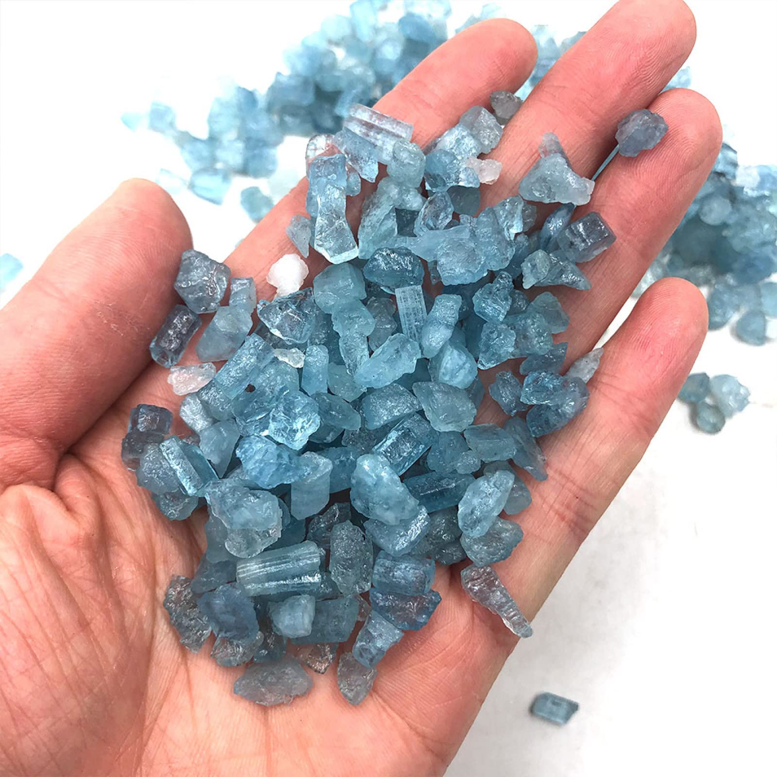 Amazon.co.jp: 20 グラム天然アクアマリン原石結晶水晶宝石