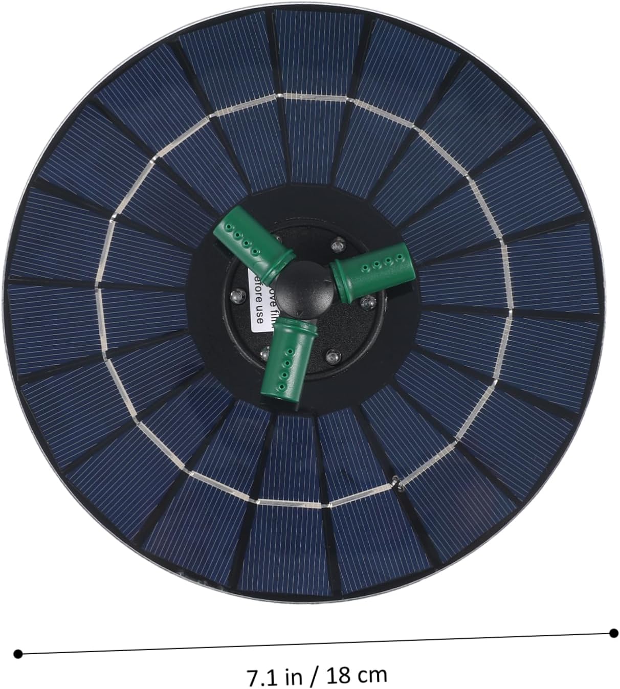 Solar Fountain Pump Floating Garden Fountain Lights Solar Pool Birdbath Water Feature