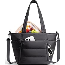 Bagstellar Lunch Box for Women Puffy Insulated Lunch Bag Tote Cooler Bag