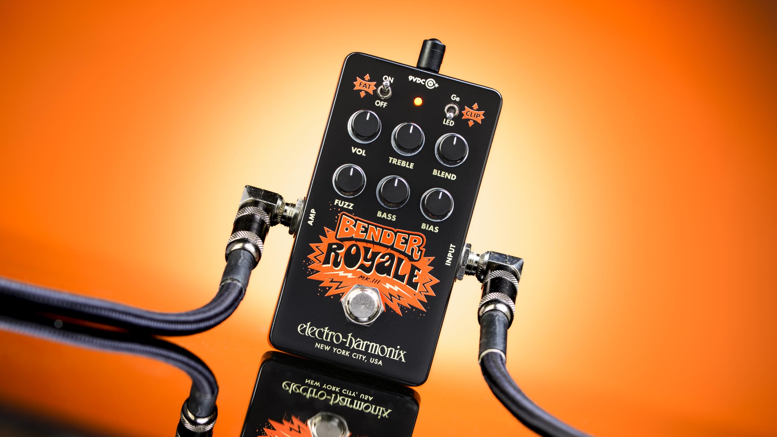 Amazon.com: Electro-Harmonix Bender Royale Germanium Fuzz, Black