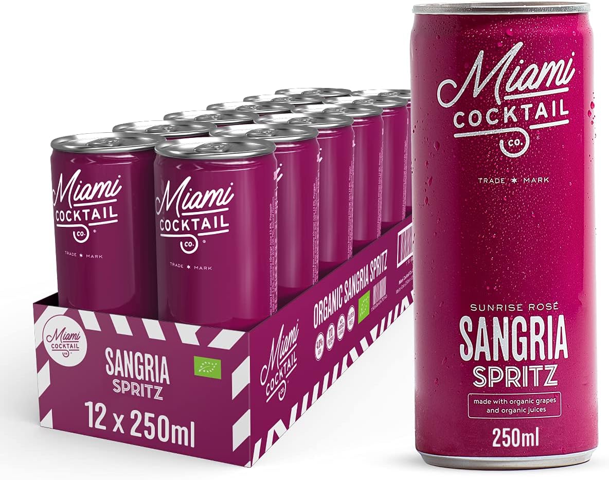 Organic Sangria Spritz Pre Mixed Cocktail by Miami Cocktail Co