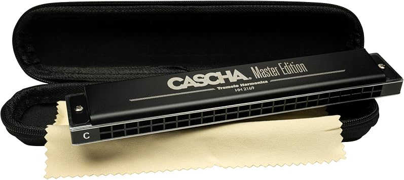 Cascha Master Edition Termolo Harmonica, Key of C, Diatonic Harmonica with Soft Case