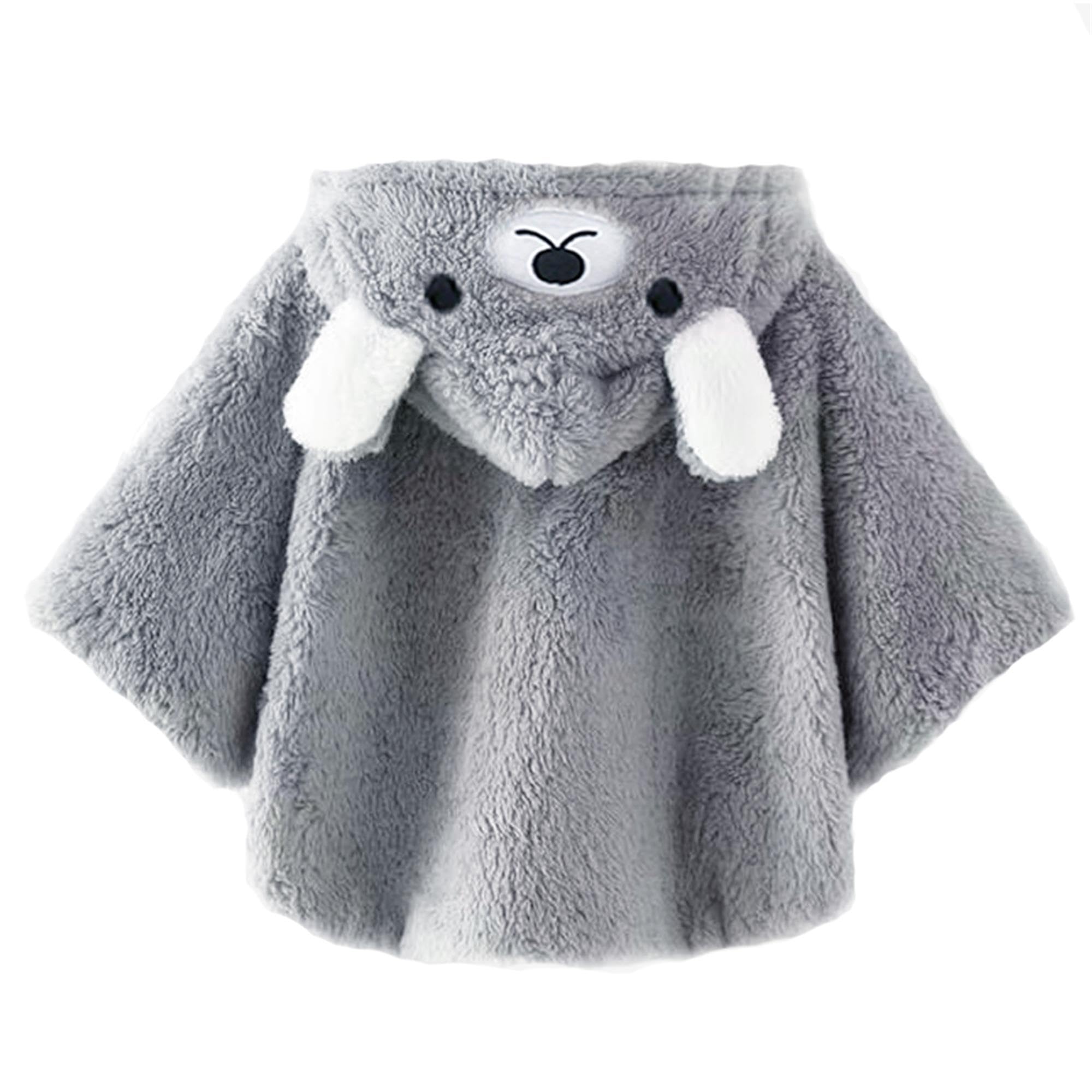 Capa de algodón con capucha para bebés y niñas, abrigo cálido de invierno para asiento de coche