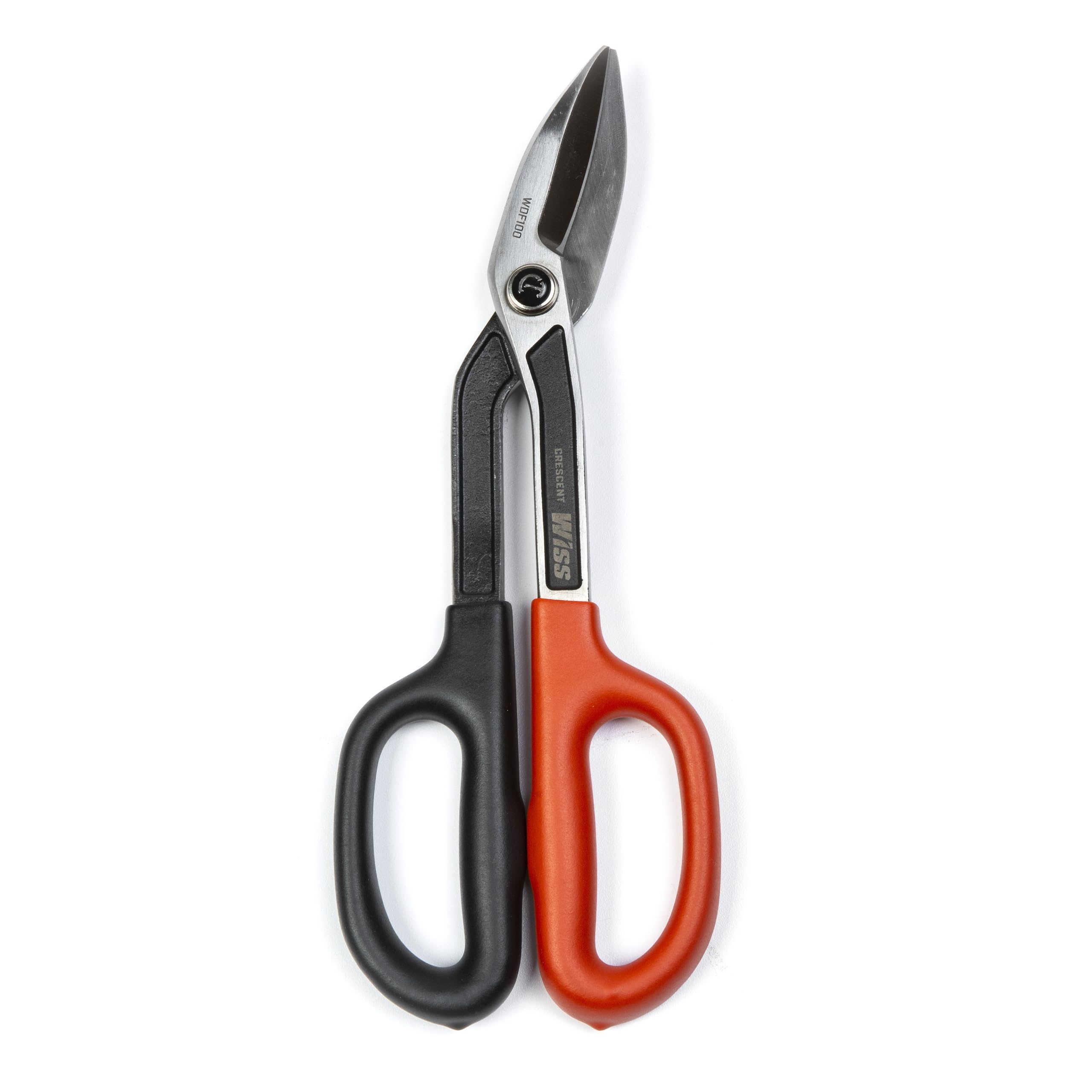 Crescent Wiss 10" Offset Pattern Tinner Snips - Heavy Duty Precision Cutting Tool for Home Improvement & Repair - WDF10O