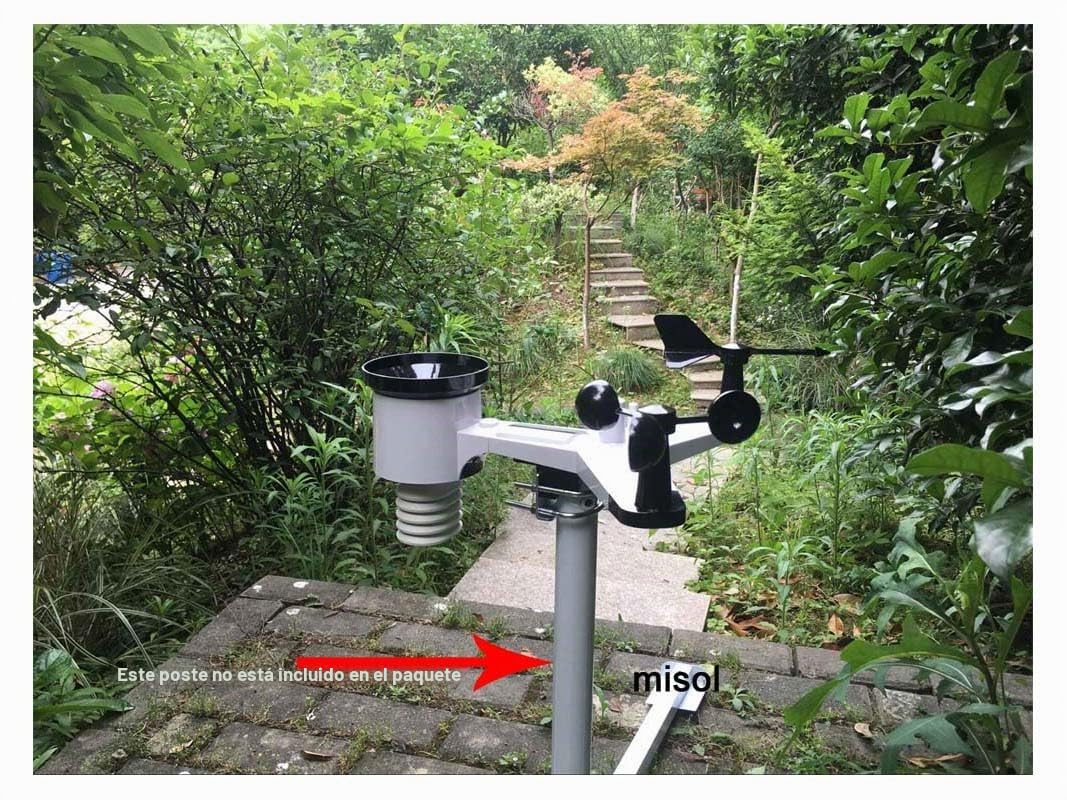 MISOL Wireless Weather Station Connect to WiFi, Upload Data to Web, wunderground/La estación meteorológica inalámbrica se Conecta a WiFi, Sube Datos a la Web, wunderground
