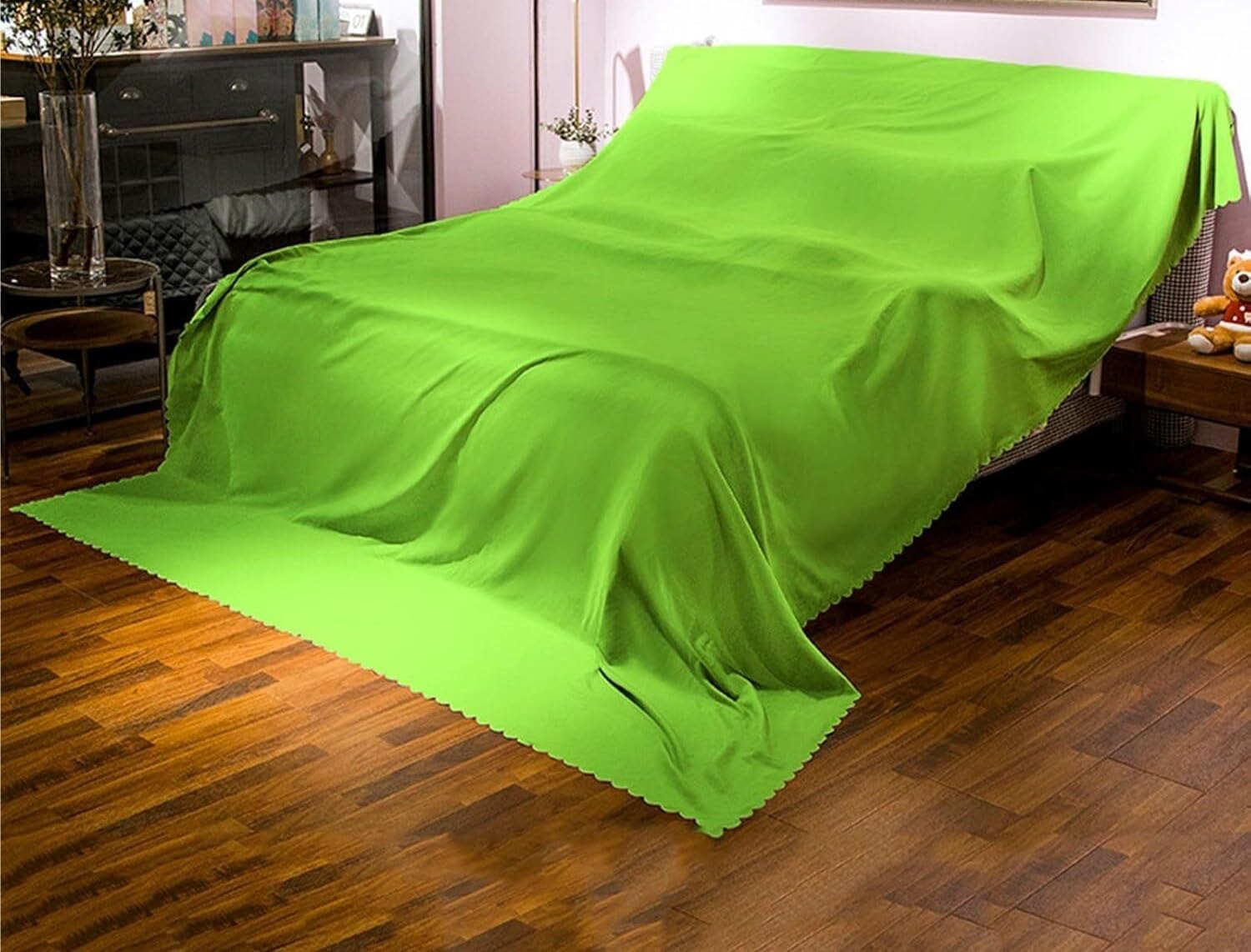 Suwooph Green Furniture Dust Cover,Dust Proof Protector For Piano Sofa Bed Cabinets(,200X240cm)