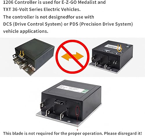Miniatura 3 de 25864G03 25864G09 25864G05 36 voltios 350 Amp 5 Pin SX controlador para EZGO TXT y para carritos de golf Medalist para Curtis 1206-4301 para Curtis