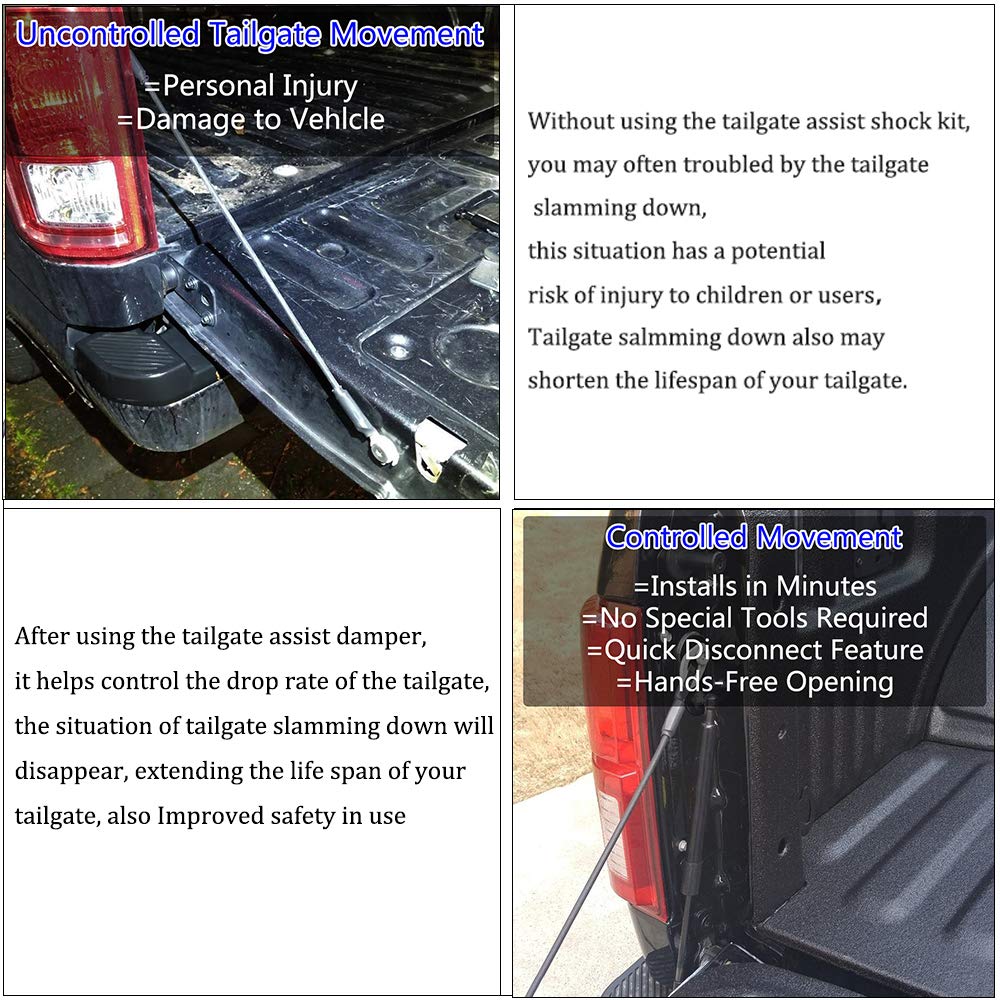 Buy kanuoc F150 Tailgate Assist Strut Kit for the Replacement of Ford