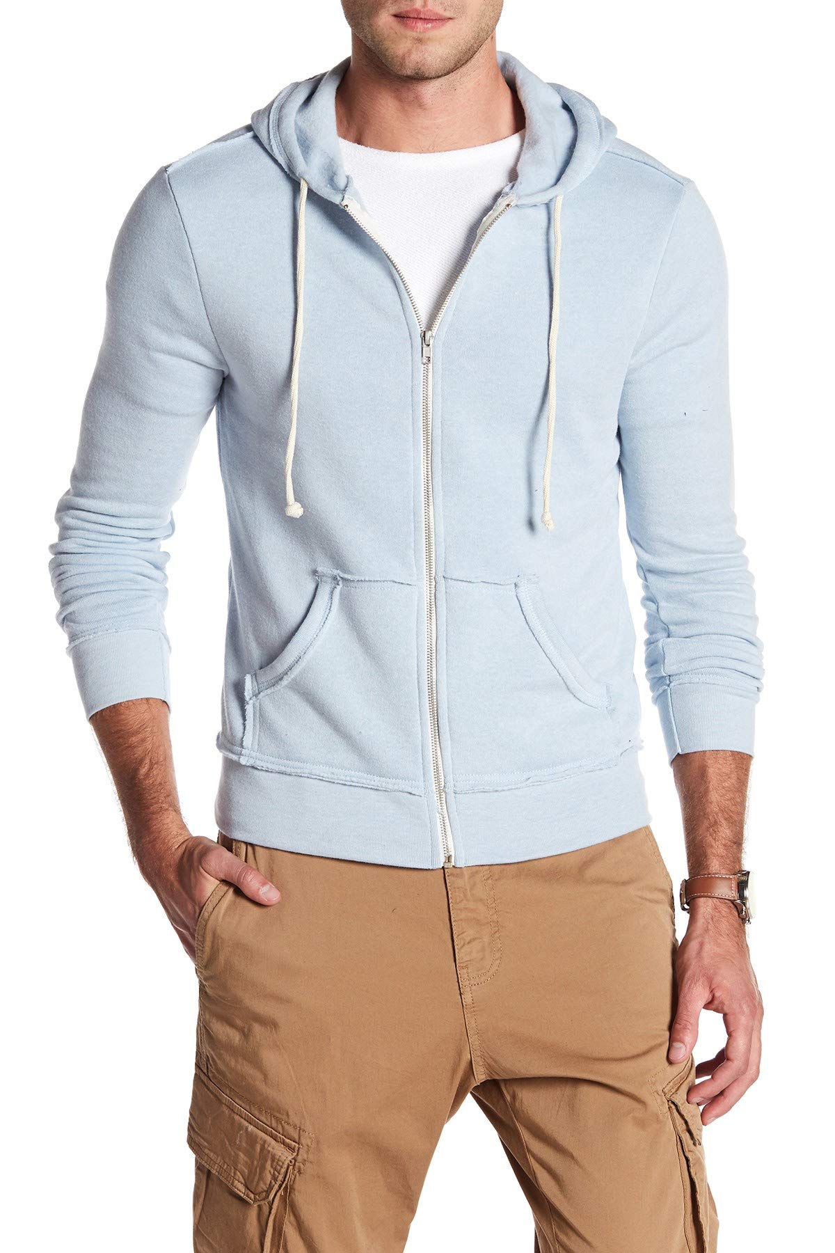 【BLUER】RAW EDGED HOODIE ZIP-UP SH-FEBDEV03HOODCJM-M-LB_-_1.