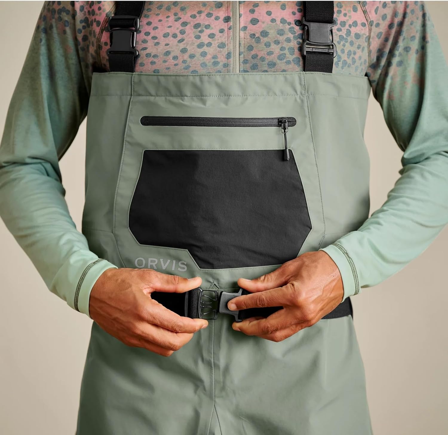 Orvis Clearwater Bootfoot Fly Fishing Waders - Modern Fit Chest Waders with Vulcanized Neoprene Felt Sole Wading Boots