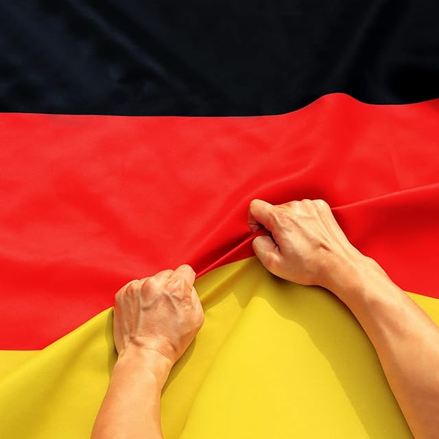 ANLEY Fly Breeze 3x5 Foot Germany Flag - Vivid Color and UV Fade Resistant - Canvas Header and Double Stitched - German Flags Polyester with Brass Grommets 3 X 5 Ft