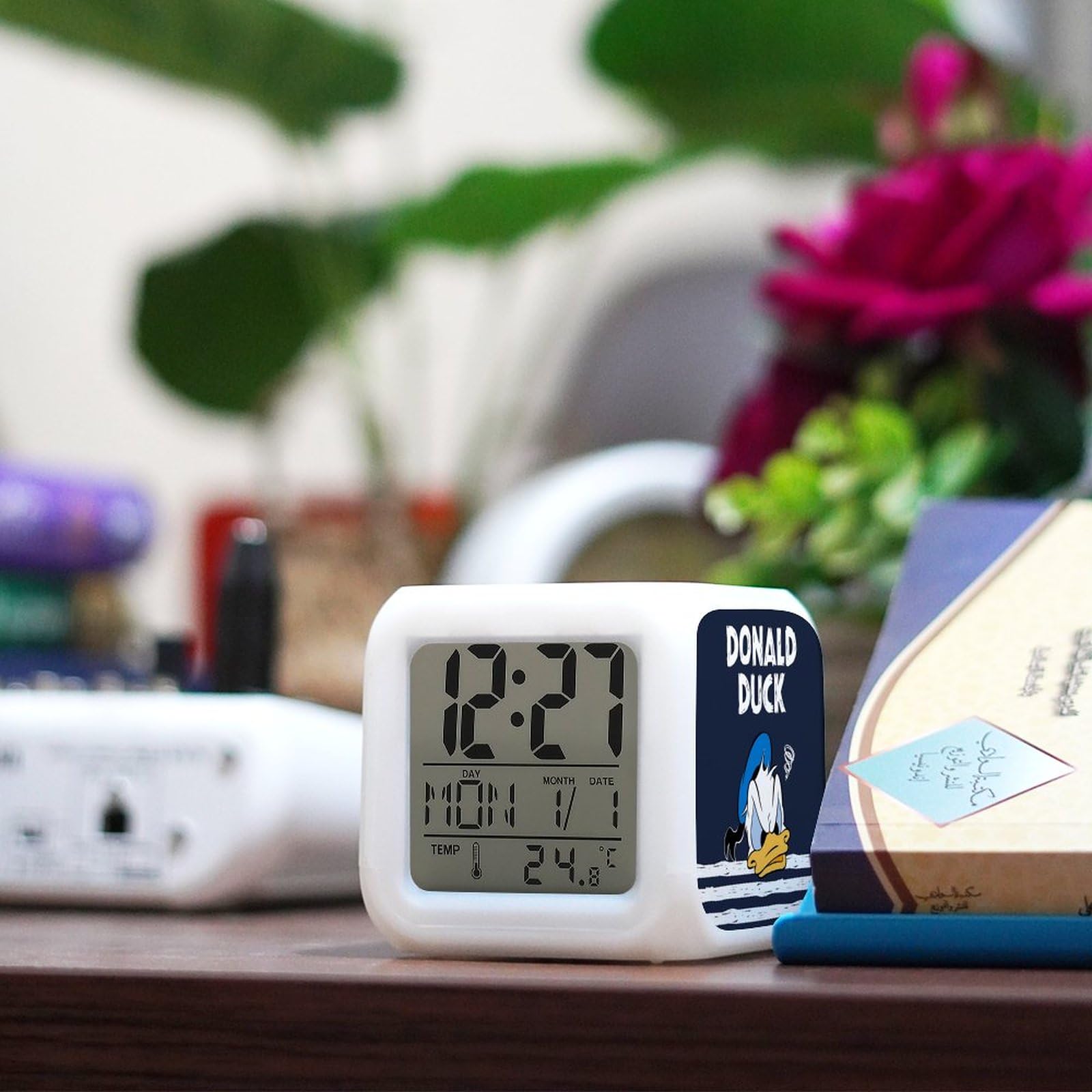Amazon.co.jp: ドナルドダック 目覚まし時計 アナログ 大音量
