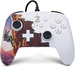 PowerA Enhanced Wired Controller for Nintendo Switch - Golden M, gamepad, wired video game controller, gaming controller
