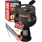 Premium Silicone Hookah Bowl Set - Universal Phunnel Hookah Head Bowl for Perfect Black Heat Management - Durable, Easy-to-Clean Hookah Top with Tongs - Shisha Bowl for Smooth Airflow & Max Flavor