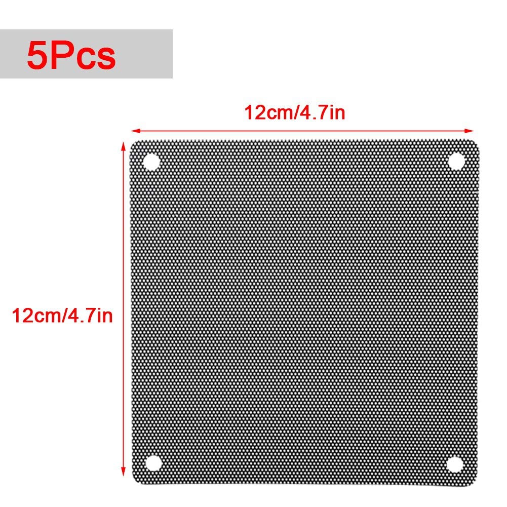 2 Filtres Anti-poussière 44x44x7mm Pour Ventilateur PC - Grille De Protection - Neuf