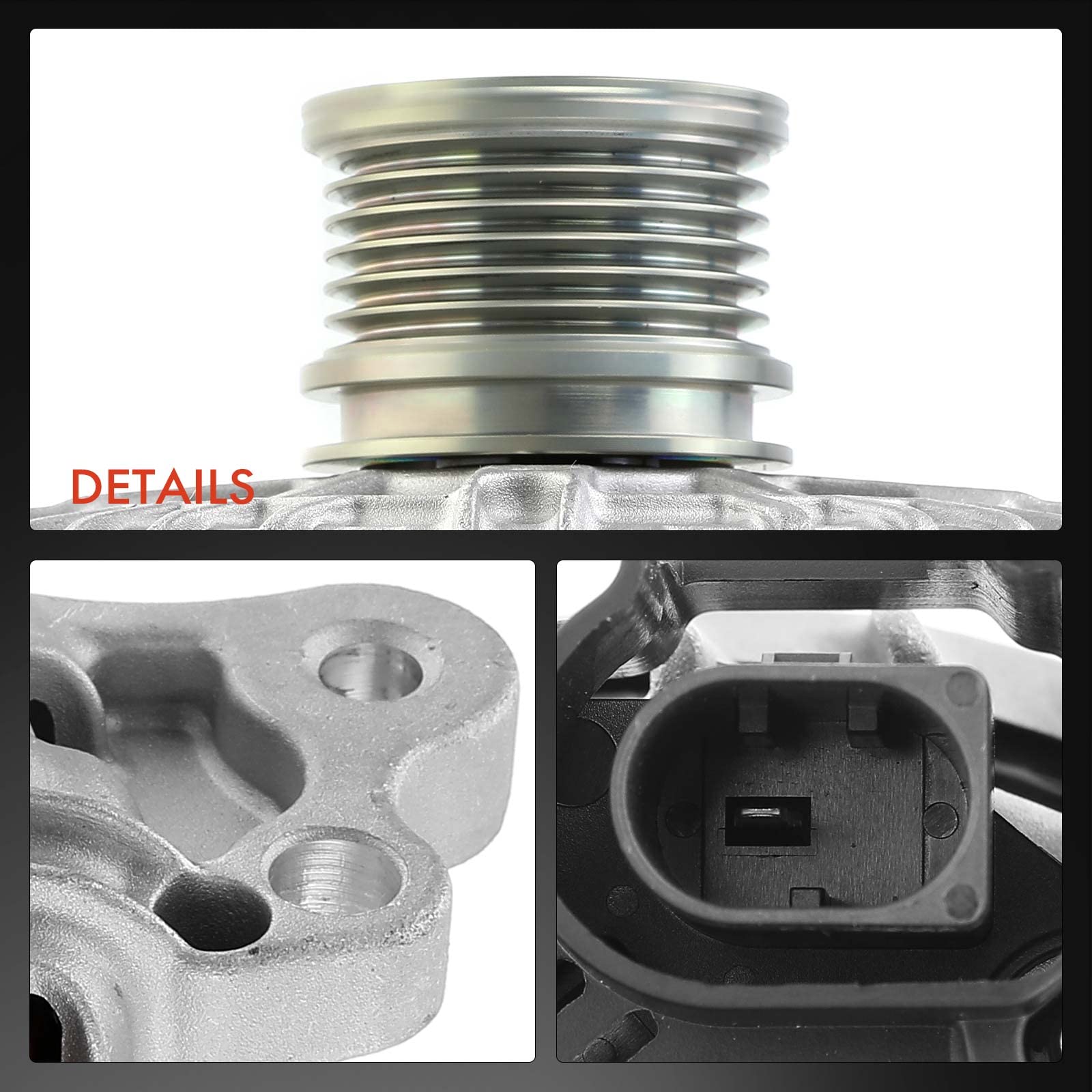 Frankberg Alternador con Polea de Rueda Libre Compatible con O.c.t.a.v.i.a III Combi 5E5 5E6 2.0L T.i.g.u.a.n AD1 AX1 2.0L Golf VII 5G1 BE1 BE2 BQ1 1.4L Golf VII 5G1 BE1 BE2 BQ1 2.0L 3L903023J