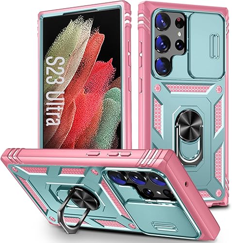 Funda protectora para Galaxy S23 Ultra de 6.8 pulgadas, resistente a los impactos, con función atril para Samsung Galaxy S23 Ultra de 6.8 pulgadas