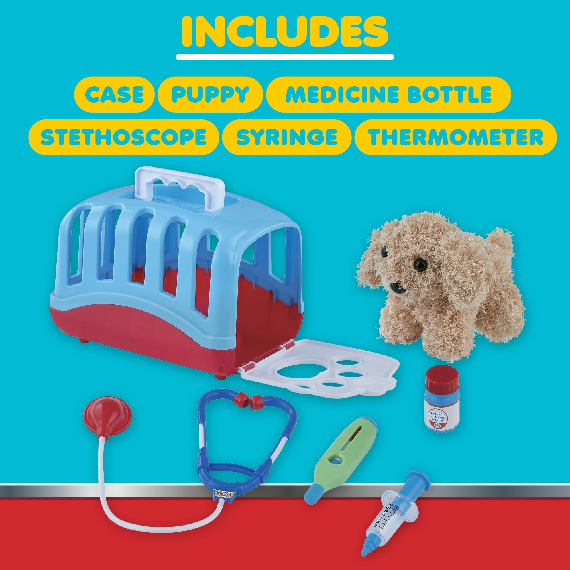 Amazon.com: My World My Play Vet Set with Puppy and Accessories