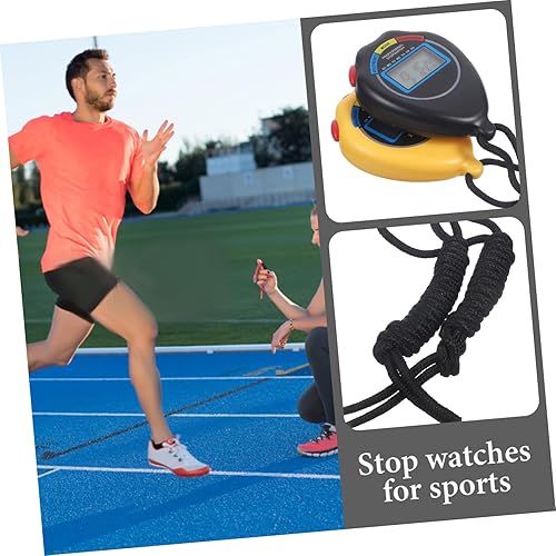Miniatura 3 de SUPVOX 2 unids cronómetro digital temporizador para deportes pantalla grande temporizador electrónico cronómetro ajustable fitness cronómetro para