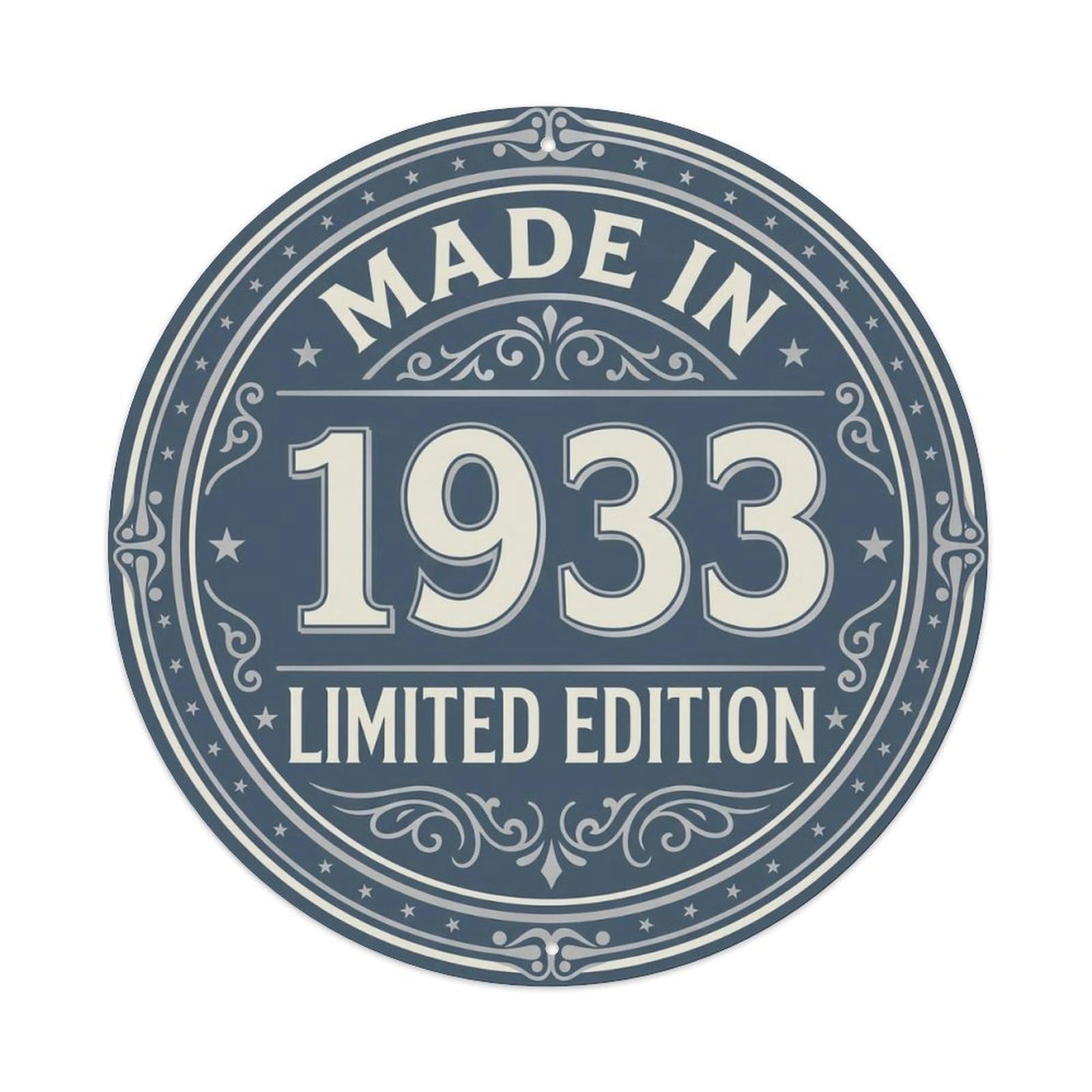 Okahys 8X8inch(20X20cm) Made In 1933 Limited Edition Metal Tin Sign