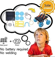 Vista 6 de 4 in 1 Solar Power & Electric Motor STEM Kits,Science Experiment Projects for Kids Beginners,Electronic Assembly Solar Powered Toy Kit,DIY