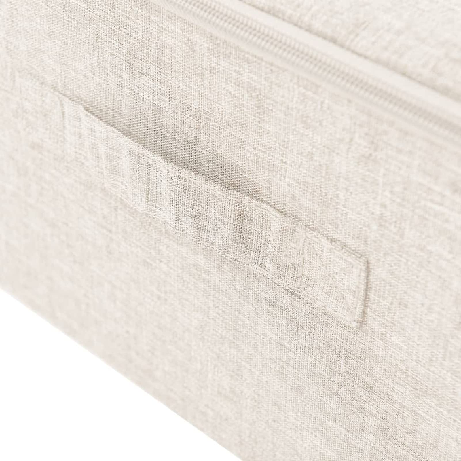 ZEYUAN Aufbewahrungsboxen 2 STK Spielzeugkiste, Aufbewahrungskiste, Kleideraufbewahrung, Kleideraufbewahrung & Organisation, Stoff 70x40x18 cm Creme