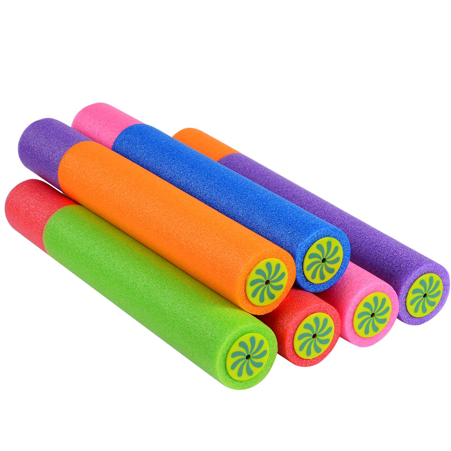 6 Pack Water Pistols for Kids Toddlers Outdoor Pool Beach Toys Foam Water Guns Summer Super Water Blaster Soaker Gun for Garden Outside Games