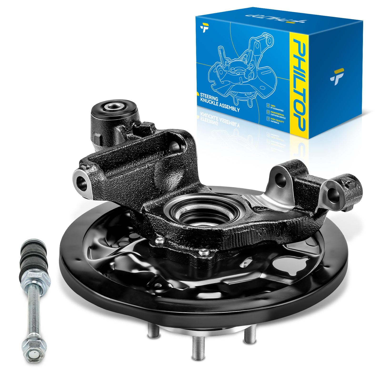 PHILTOP Rear Right Steering Knuckle Wheel Hub Bearing for Subaru Forester