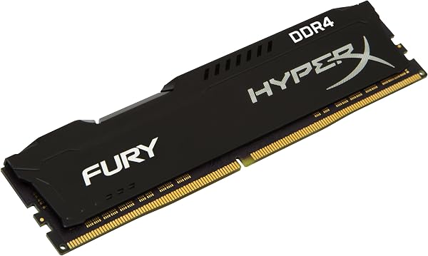 HyperX Fury, Memoria Ram de 8 GB (Ddr4, 2400 MHz, Cl15, Dimm Xmp, Hx424C15Fb2/8), 288-pin DIMM, 8 GB (1 x 8 GB), Negro - 1