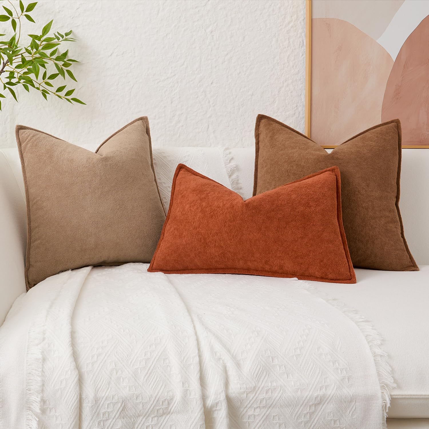 Amazon.com: Kevin Textile Waterproof Decorative Pillow Covers