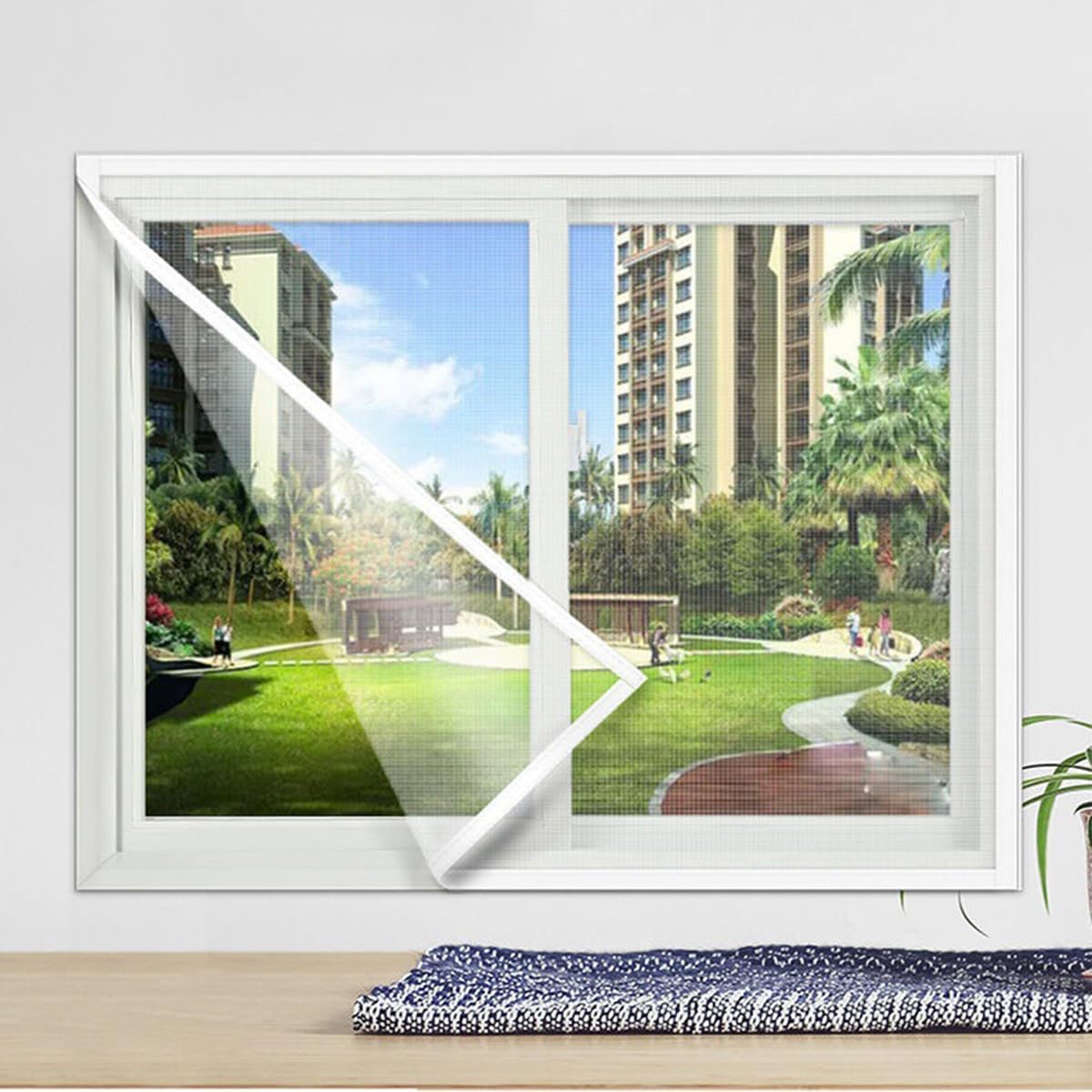 Amazon.com: LKXHarleya Window Screens Replacement 43.3 x 63 Inch