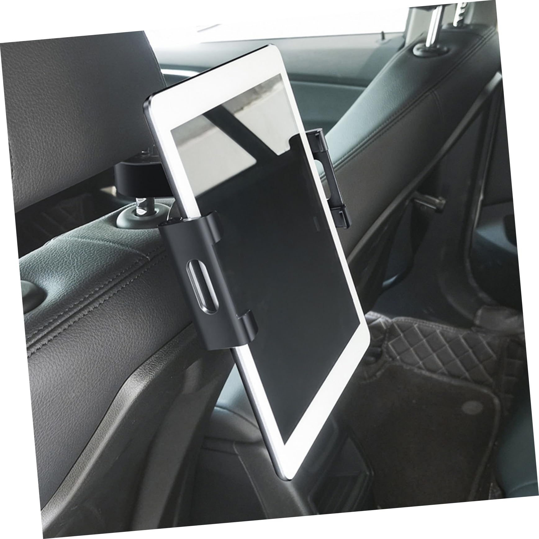 balacoo Car Headrest Tablet Holder Adjustable Phone Bracket for Backseat Sturdy Material Rotatable Design Compatible with All Tablets Phones for Travel