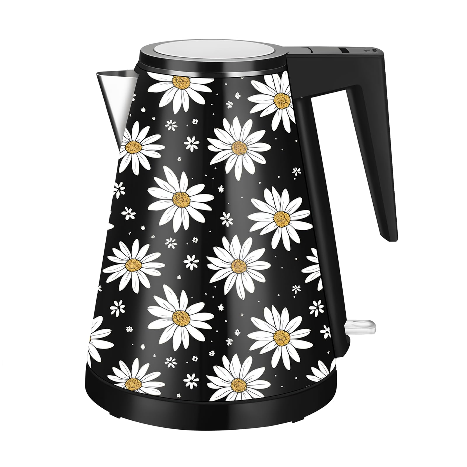 Photo 1 of 1.2L Double Wall Stainless Steel Interior Water Boiler, Cordless, 1000W Fast Boil with LED Light Coffee Pot & Tea Electric Kettle, Auto Shut-Off and Boil-Dry Protection (Pink Bow)