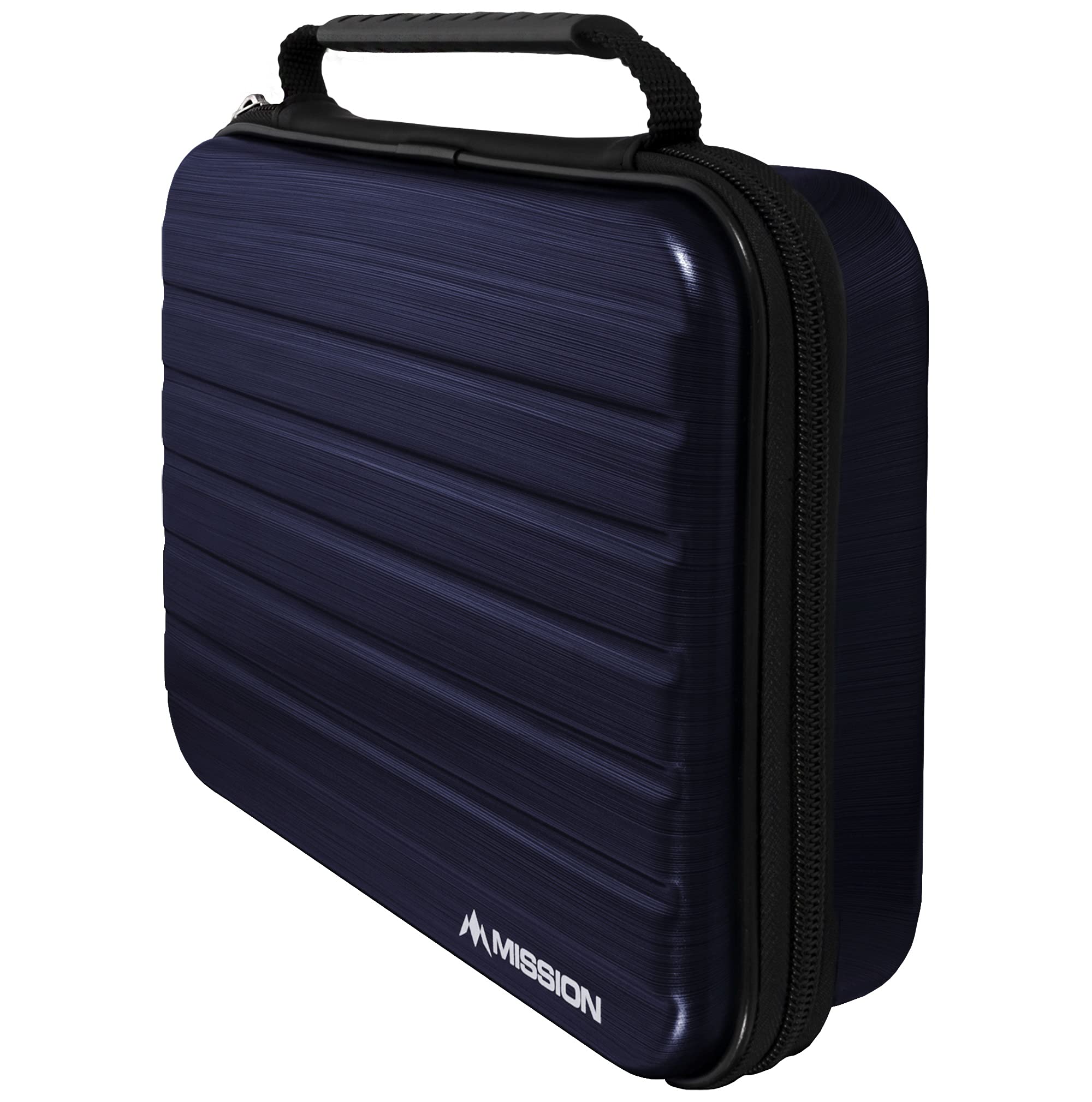 Mission Darts W245 ABS-4 | Darts Case with Metallic ABS, Dark Blue