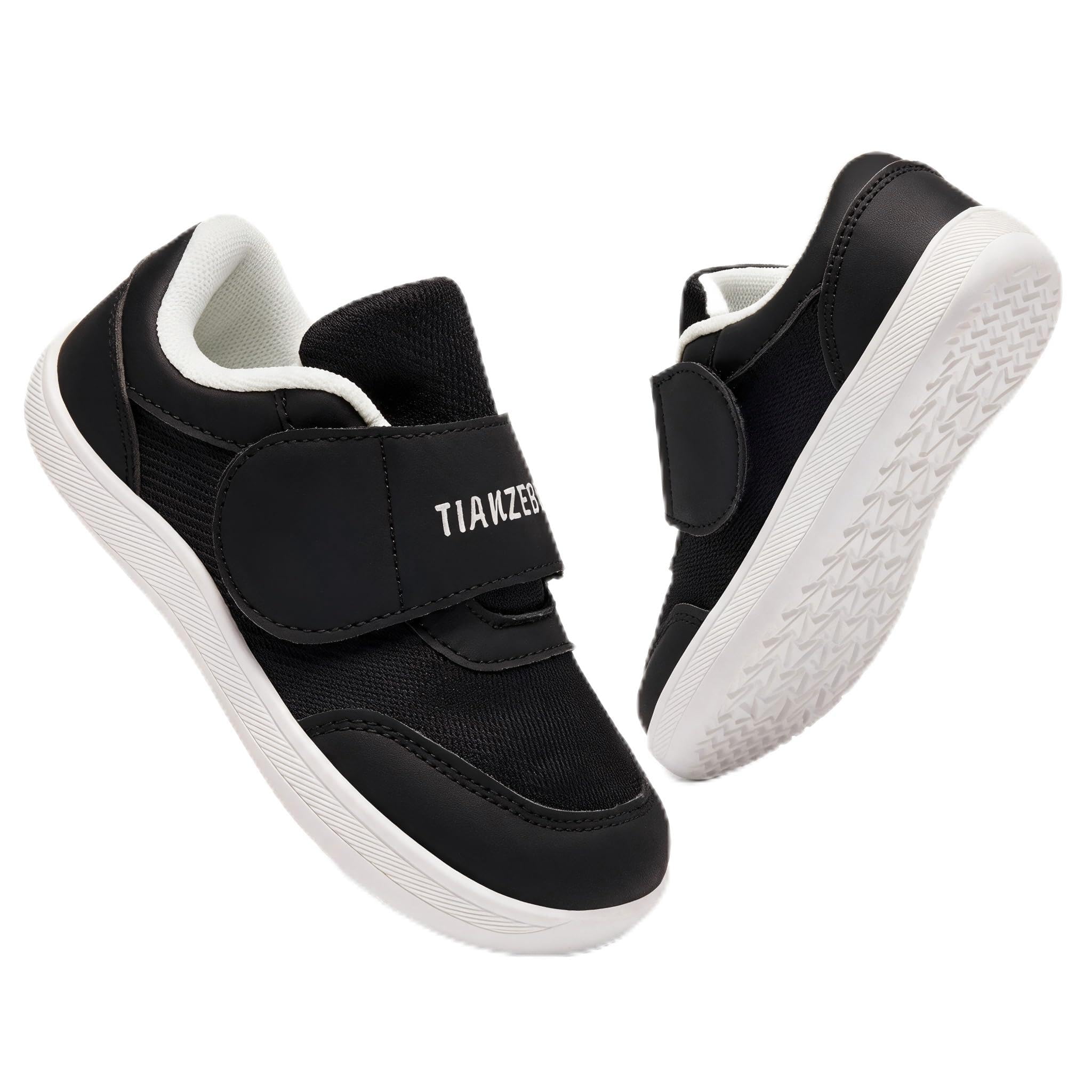 Scarpe da ginnastica unisex per bambini, con punta larga, leggere, antiscivolo, comode, minimaliste, per camminare all'aperto, per ragazzi e ragazze