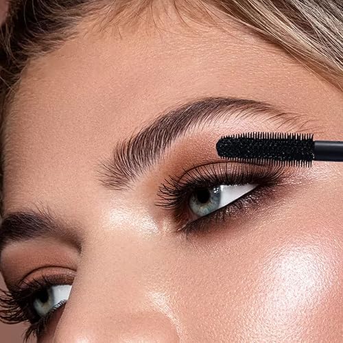 Miniatura 4 de Máscara de ojos grande de fibra de seda 4D, pestañas gruesas y gruesas, sin maquillaje, hermosa cubierta de rímel nutritiva para niñas, máscara