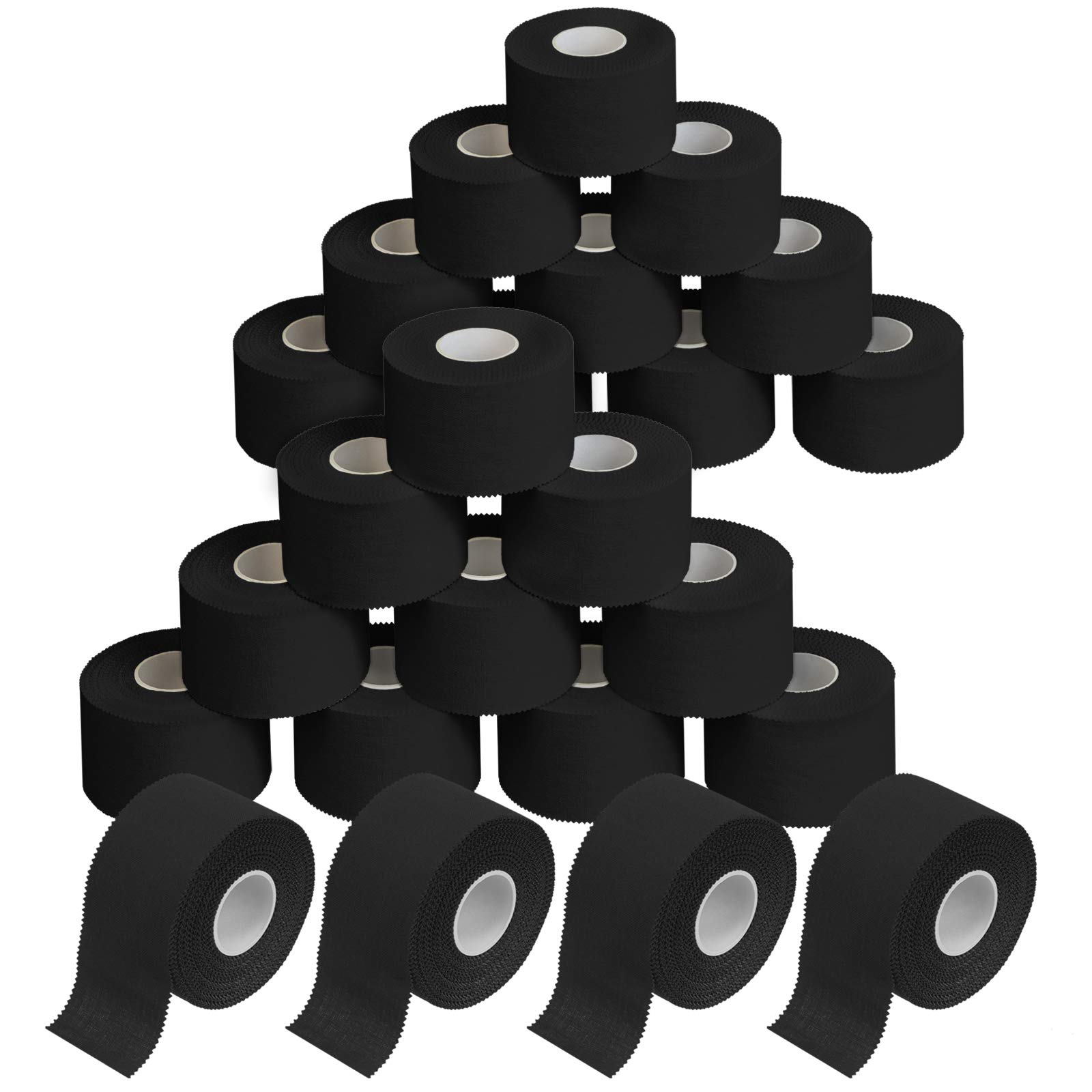 ALPIDEX 24 x Cinta Adhesiva Deportiva 3,8 cm x 10 m Sport Tape 100% Algodón Inelástica Balonmano Fútbol Voleibol Escalada