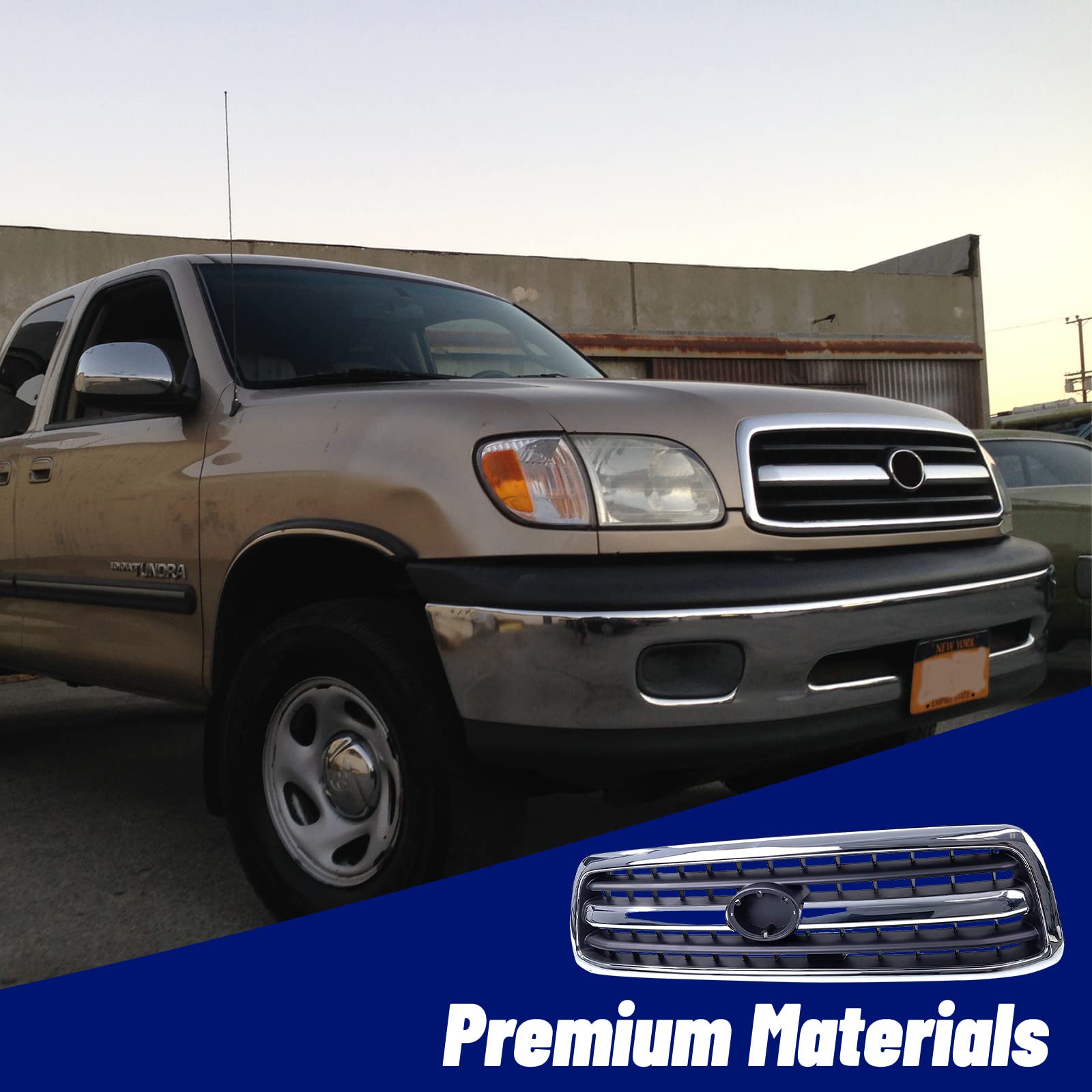 Amazon | JustDrivably フロントグリルアセンブリ トヨタ