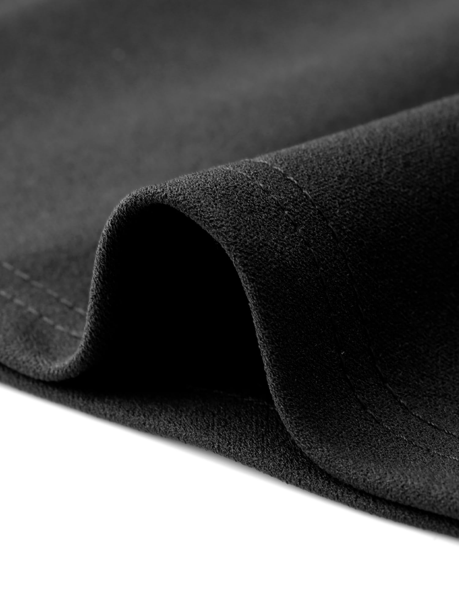 Allegra K Vestido de Mujer con Cuello Alto y Línea A, Debajo de la Rodilla, Sin Mangas para Trabajo