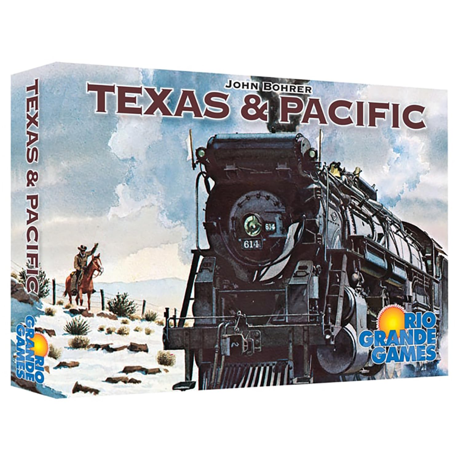 RIO GRANDE GAMES Texas & Pacific - Railway Board Set in 19th-Century Midwest & Texas, Investors & Ranchers Train, Ages 14, 2-6 Players, 30-60 Minute Playing Time