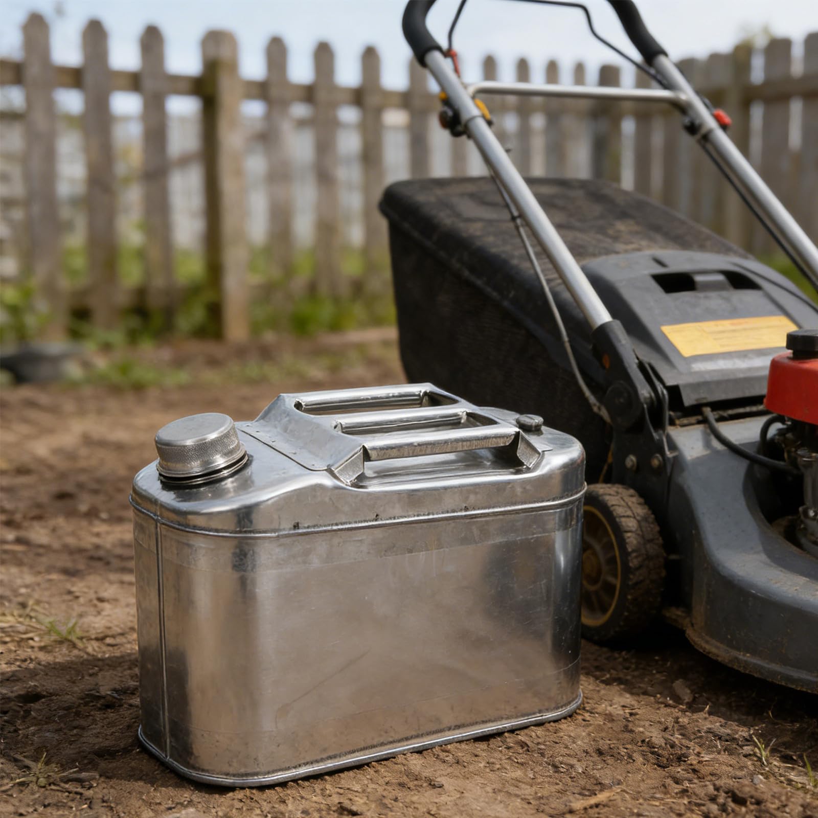 NUOBESTY Contenedor de Acero Inoxidable 10l con Diseño a Prueba de Fugas y Resistencia a Altas Temperaturas para Agua y Plantas en Aventuras al Aire Libre