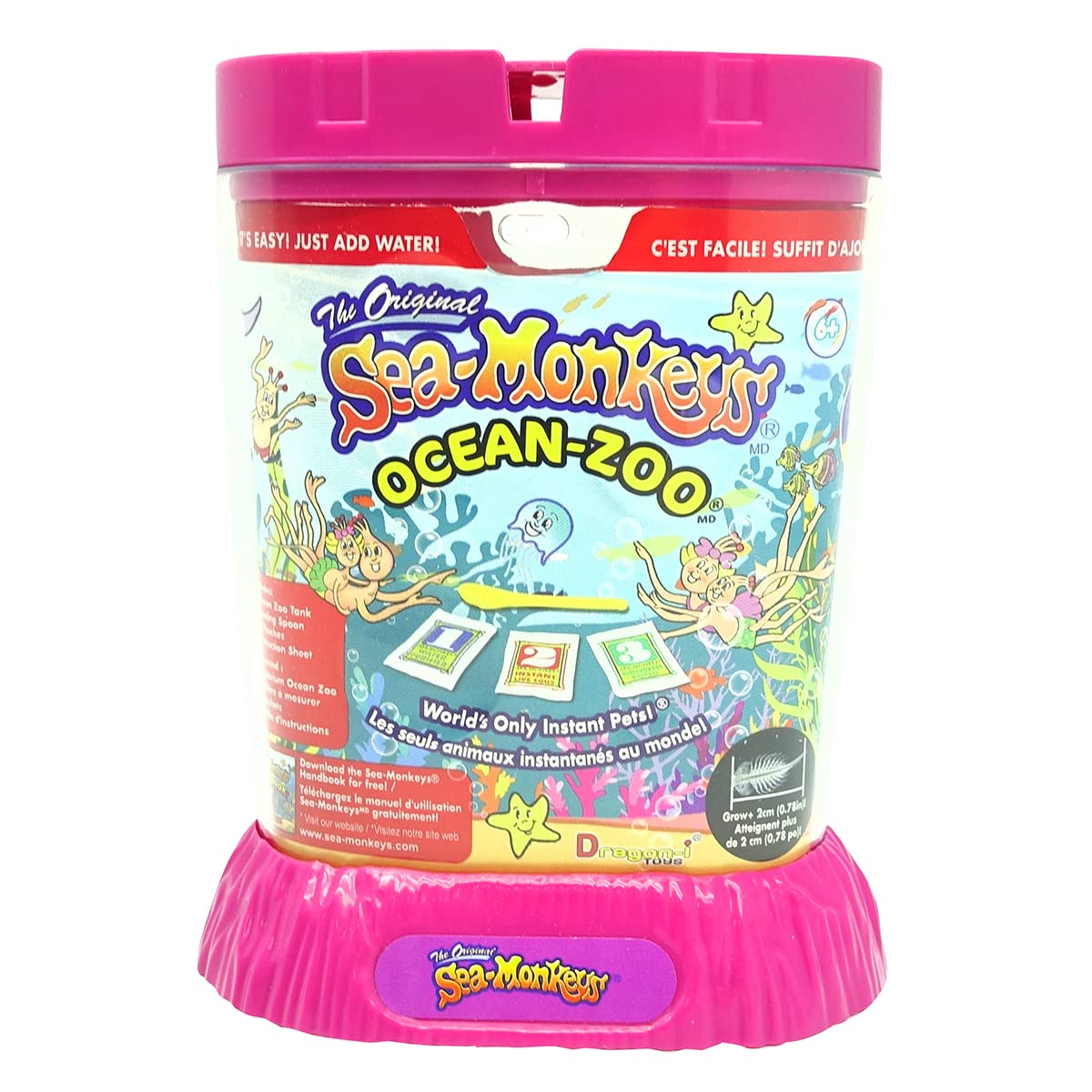 Sea-Monkeys Ocean Zoo - Tank with Starter Kit! Just Add Water