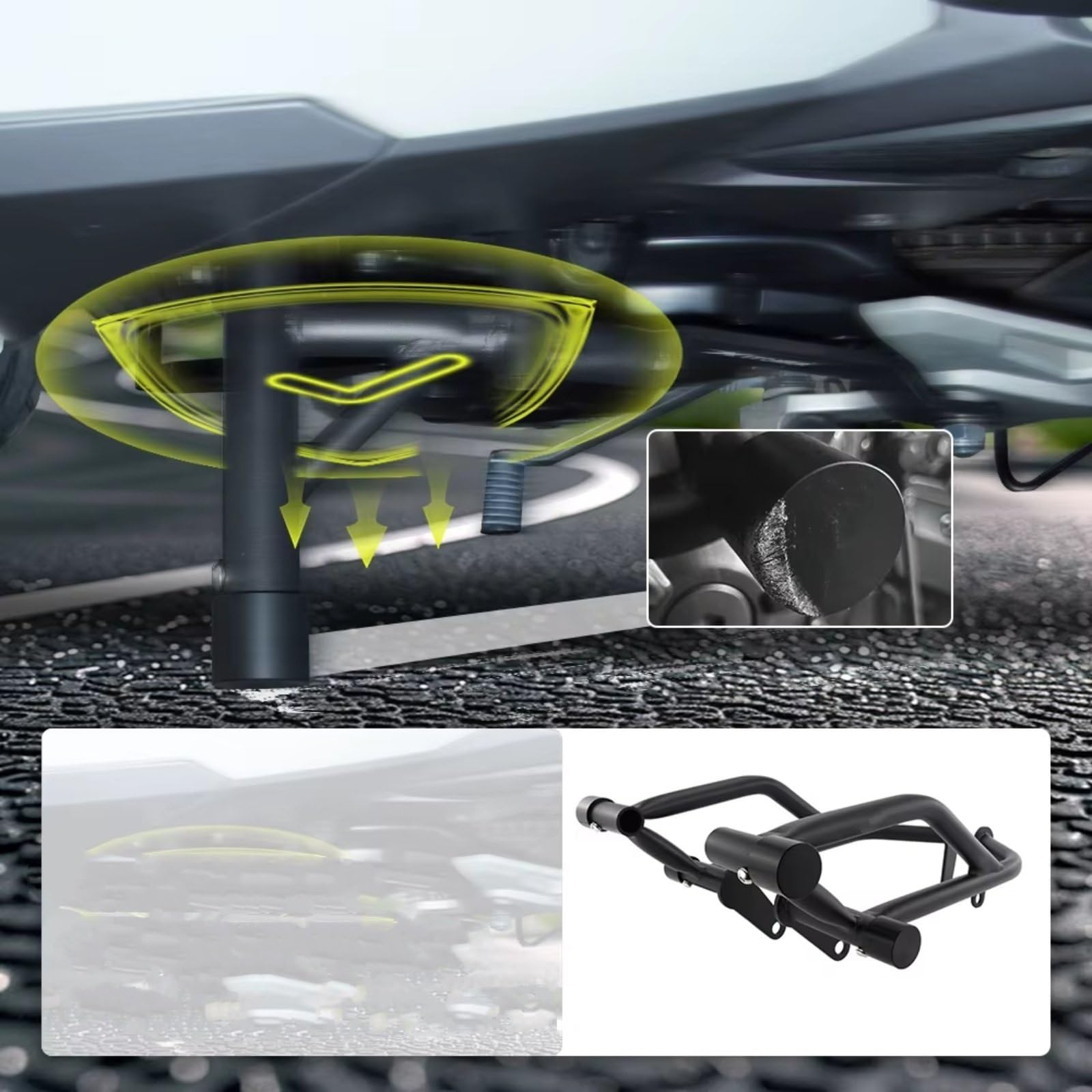 Paraurti Compatibile Con Suzuki Per Gsx-R750 2006-2010 Moto Prodezza Gabbia Motore Guard Highway Bar Paraurti Protezione Gara Ferroviaria