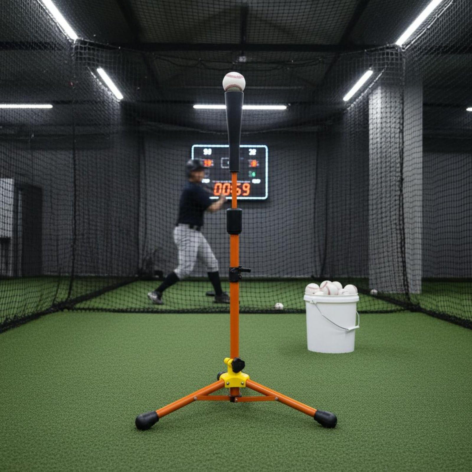 tee Bateo Béisbol Entrenador Bateo en T Portátil para Principiantes, Entrenamiento